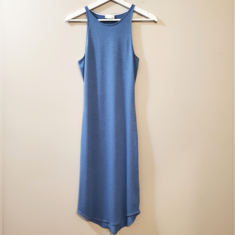 Wilfred Free - Chrissy Midi Dress in Blue - Size S